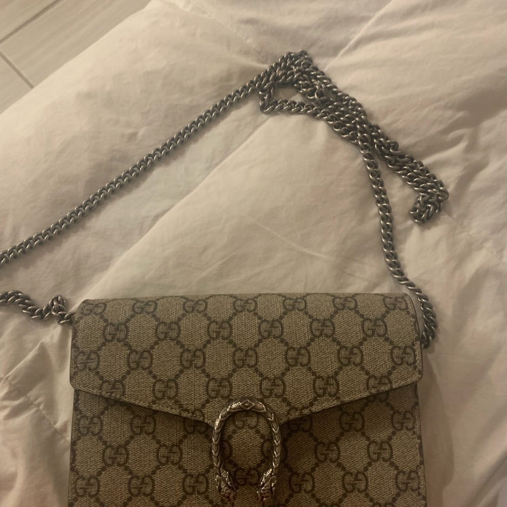 Gucci Dionysus GG supreme chain wallet